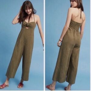 Anthropologie Elevenses Tropicale Jumpsuit